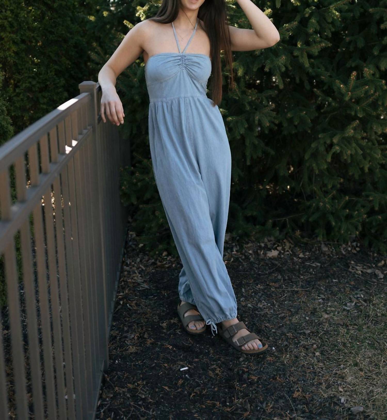 Mustard Seed - Halter Jumpsuit