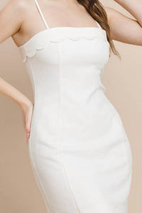 Tcec - Callie Scalloped Mini Dress