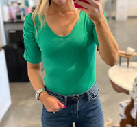 And The Why - Puff Short Sleeve Bodysuit
