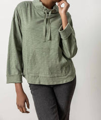 Lilla P - Drawstring Neck Pullover