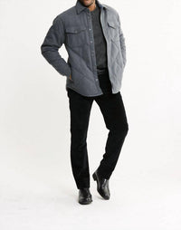 Jachs New York - Quilted Brushed Knit Shirt Jacket