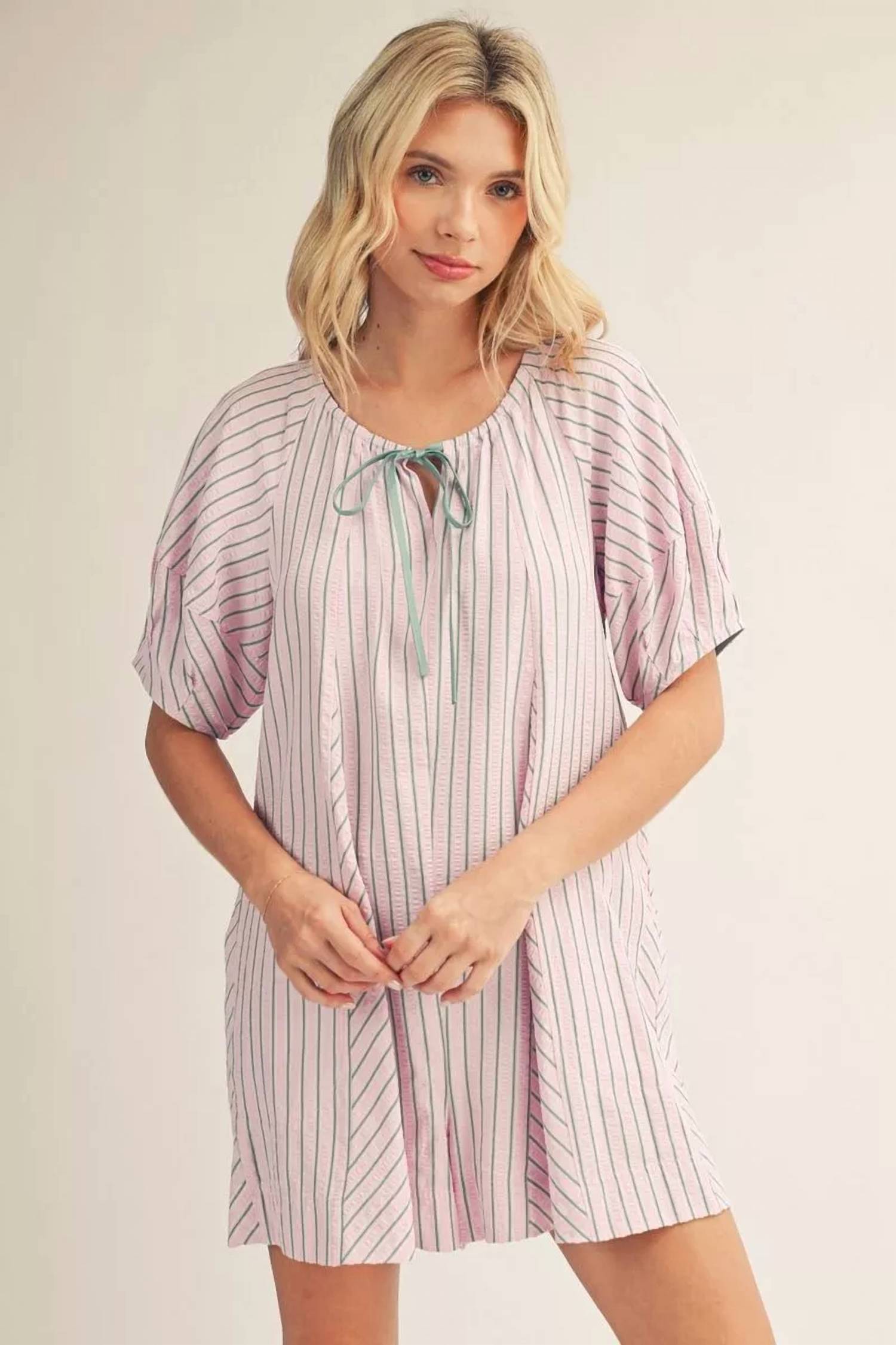Jodifl - Sweet Stripe Serenity Romper