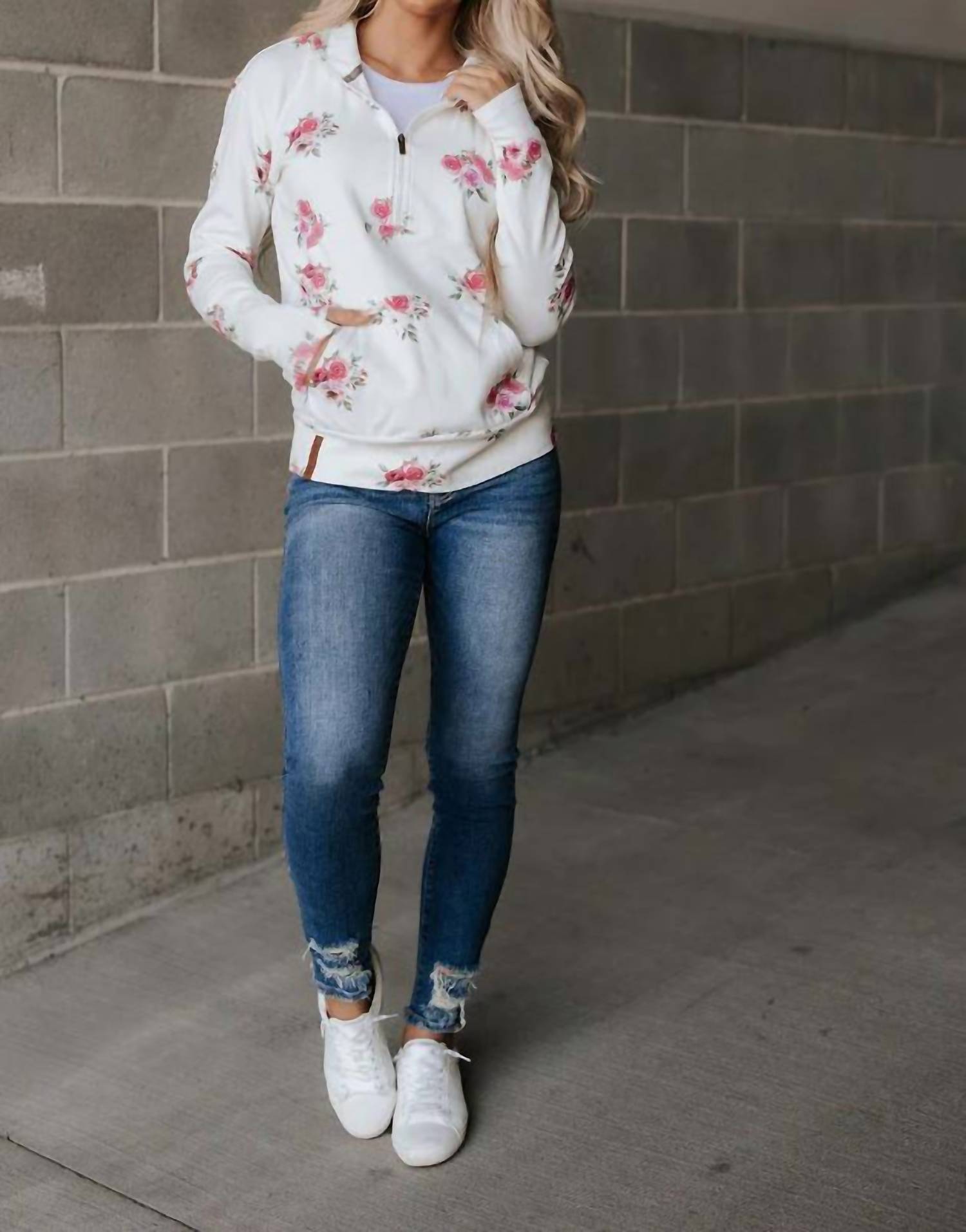 Ampersand Ave - Halfzip Sweatshirt
