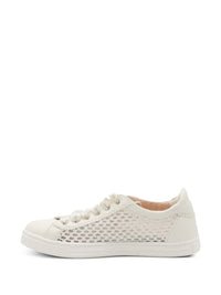 AGL Women's Mesh Sneaker in off white 1 - women's sneaker - alternate view