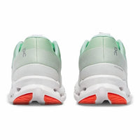 On Men's Cloudsurfer Shoe in creek white - men's sneaker - detail view