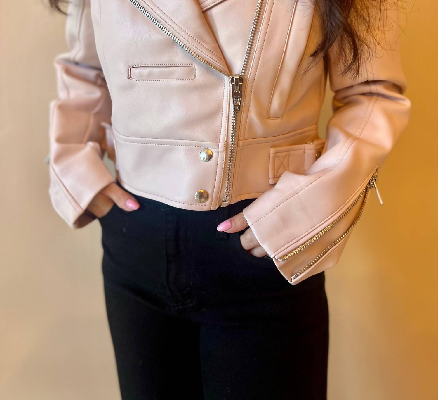 Blank - Melrose Vegan Leather Jacket