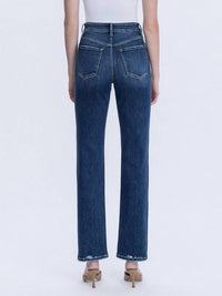 VERVET BY FLYING MONKEY victoria jeans in denim - women's pants - view 4