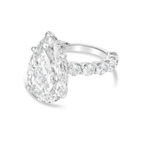 Diana M Jewels - Women's Pear & Round Lab-Grown Diamond Fashion Ring (15.00 Ct) - Grand