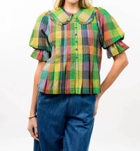 Ivy Jane - Blocks Of Plaid Top
