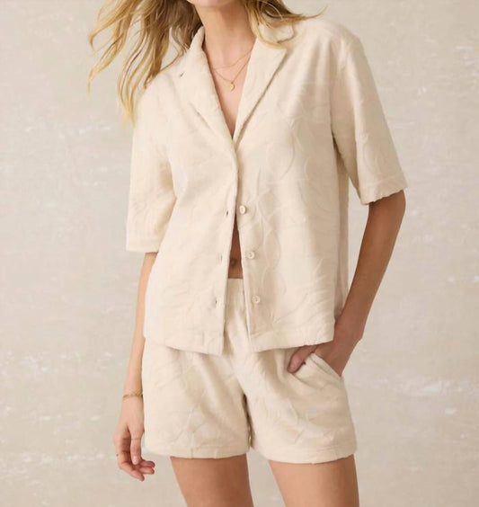 Faherty - Cabana Towel Terry Camp Shirt