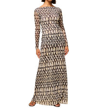 Misa Los Angeles - Ekat Abstract Geo Mesh Skirt