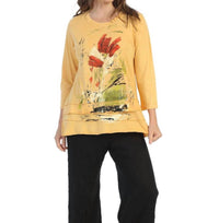 Jess & Jane - Ellen Mineral Washed Cotton Layered Top