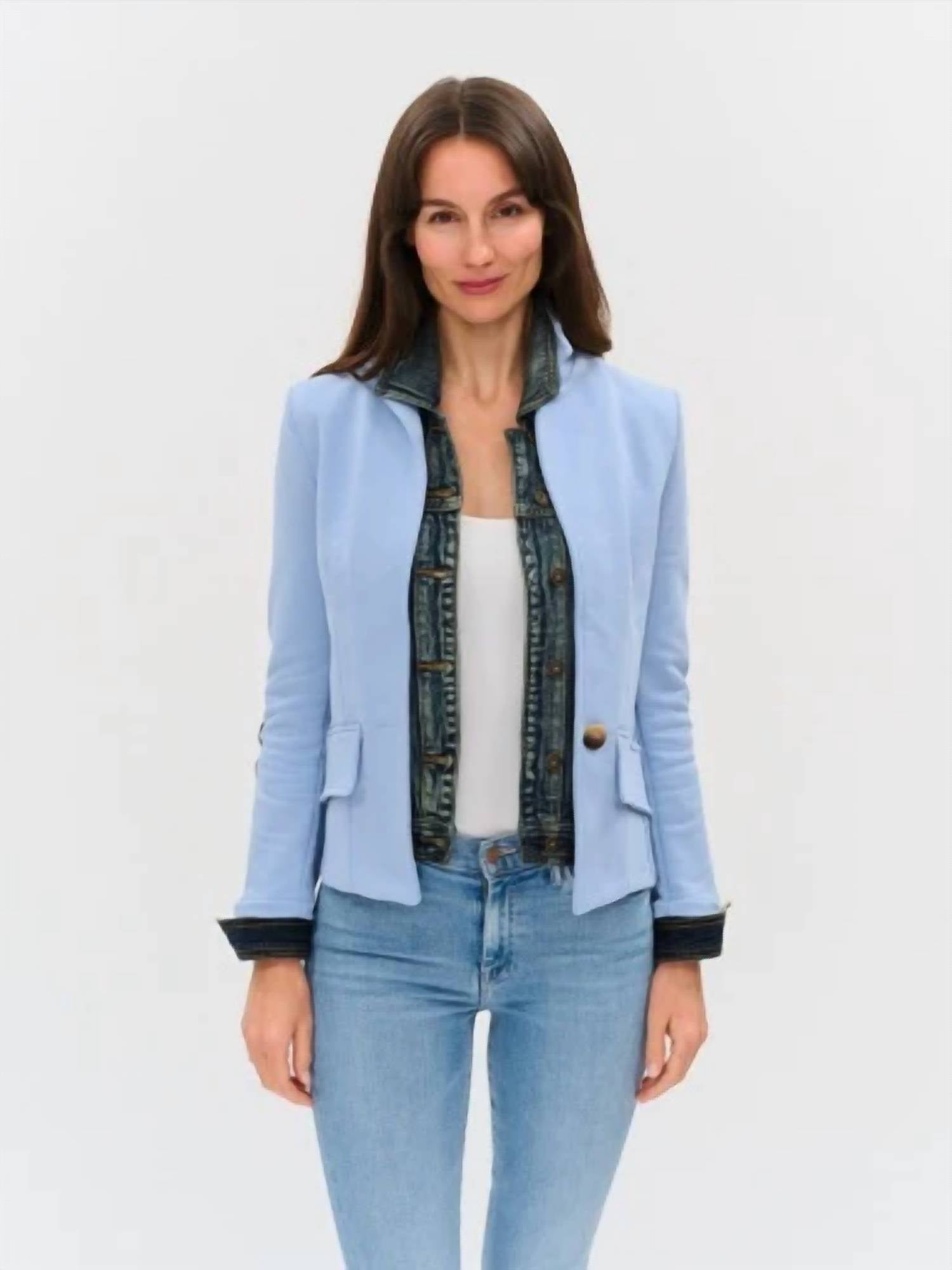 Six/Fifty - Clarissa Mixed Media Jacket