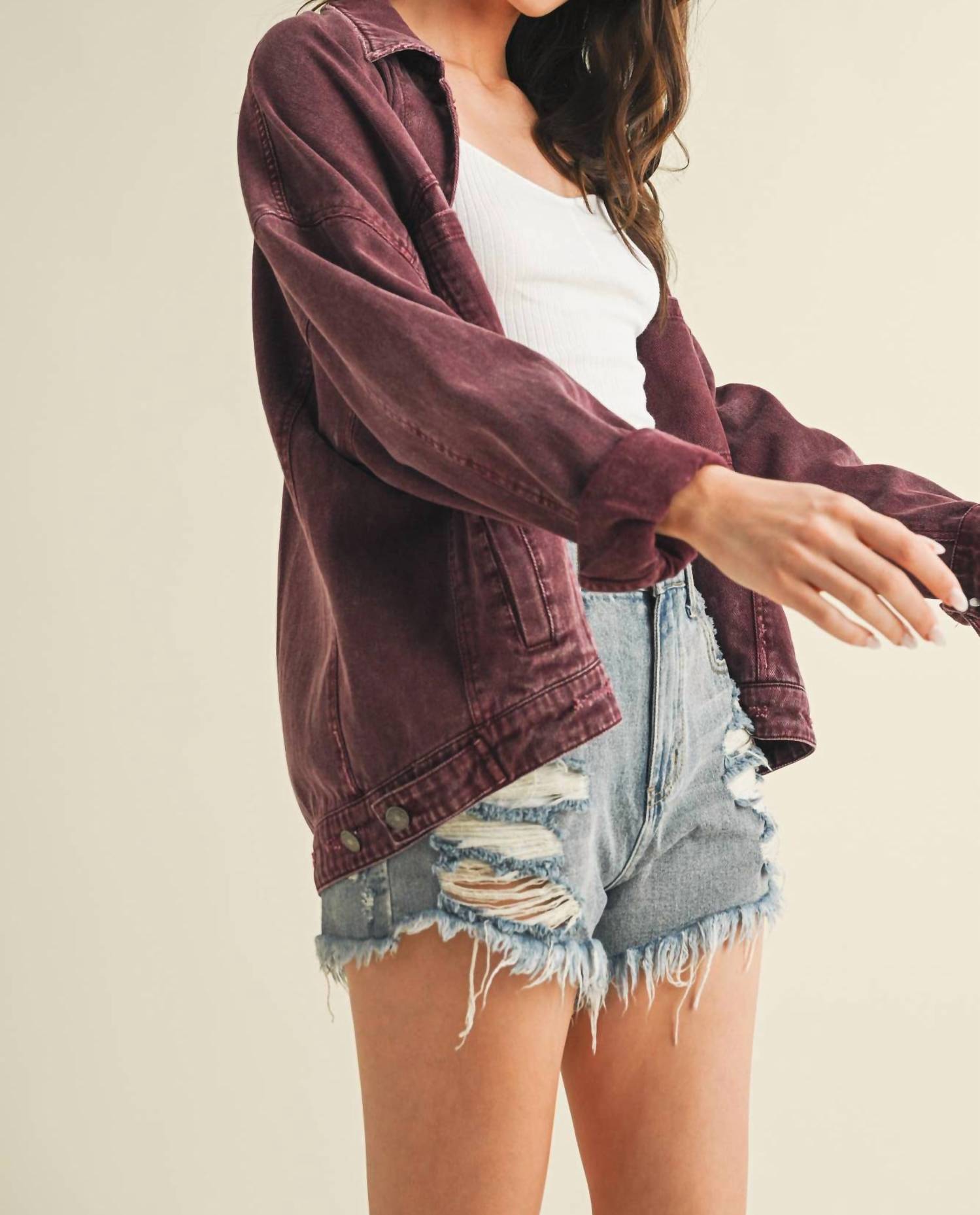 Mustard Seed - BACK PLEATED JACKET