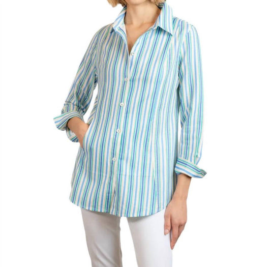 Bylyse - STRIPED LINEN BLOUSE