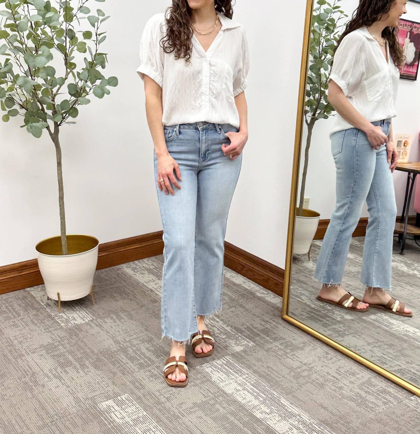 Staccato - Willow Button Up Top