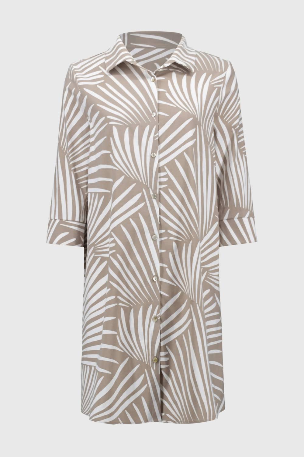 Joseph Ribkoff - Casual Knee Length Shirt Dress