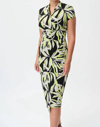 Joseph Ribkoff - CAP SLEEVE WRAP DRESS