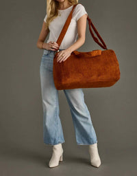 Panache - Women's Corduroy Duffel Bag