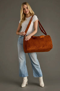 Panache - Women's Corduroy Duffel Bag