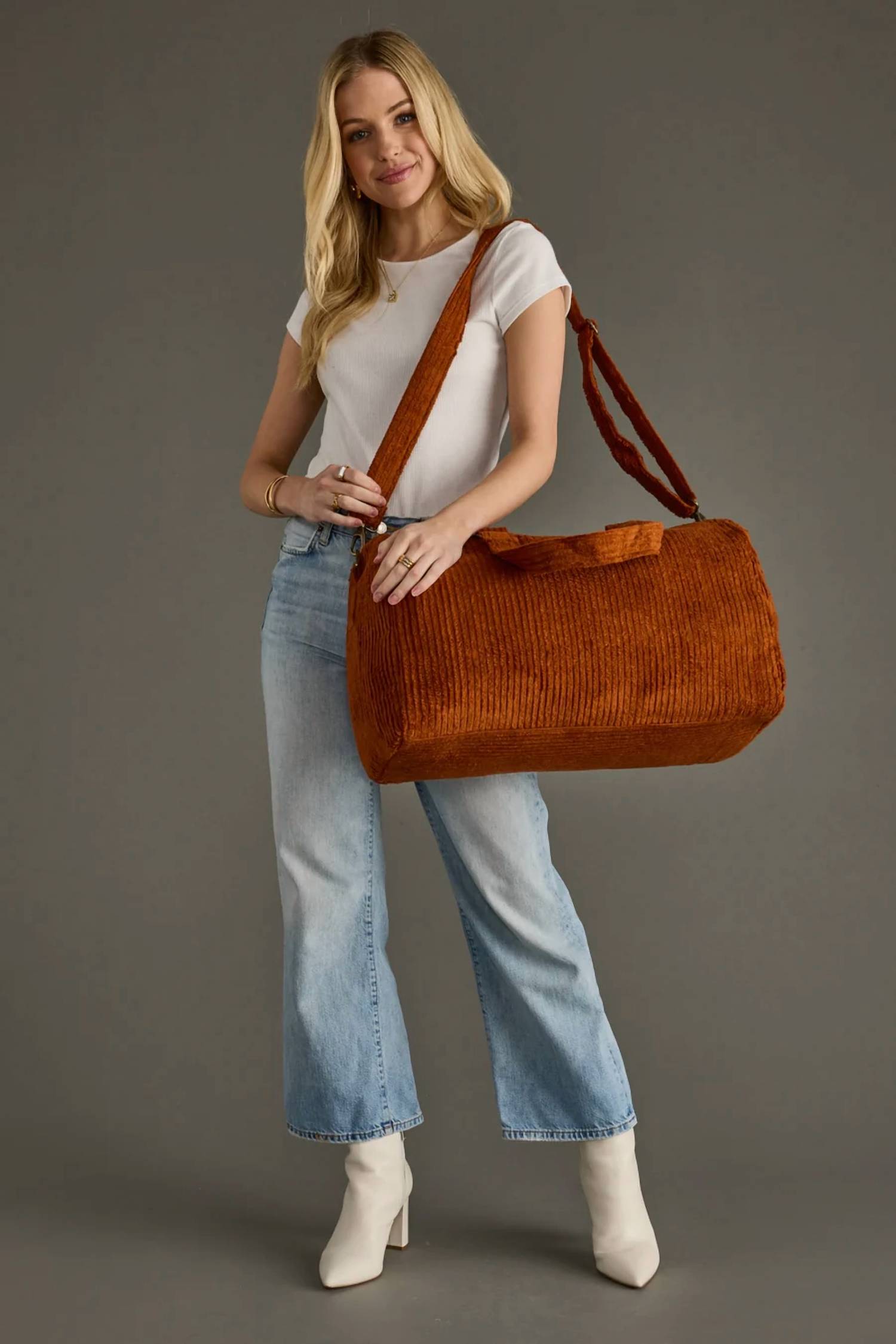 Panache - Women's Corduroy Duffel Bag