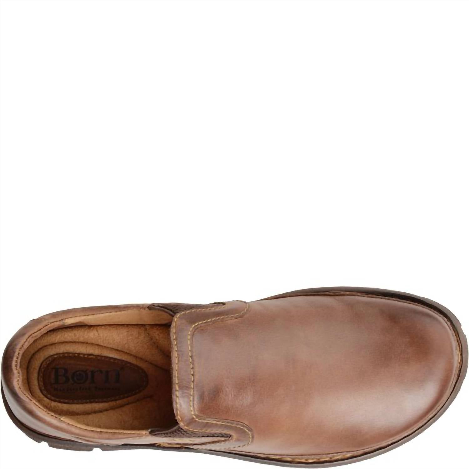 Born Men's Sawyer Shoe in tan - men's loafer - view 4