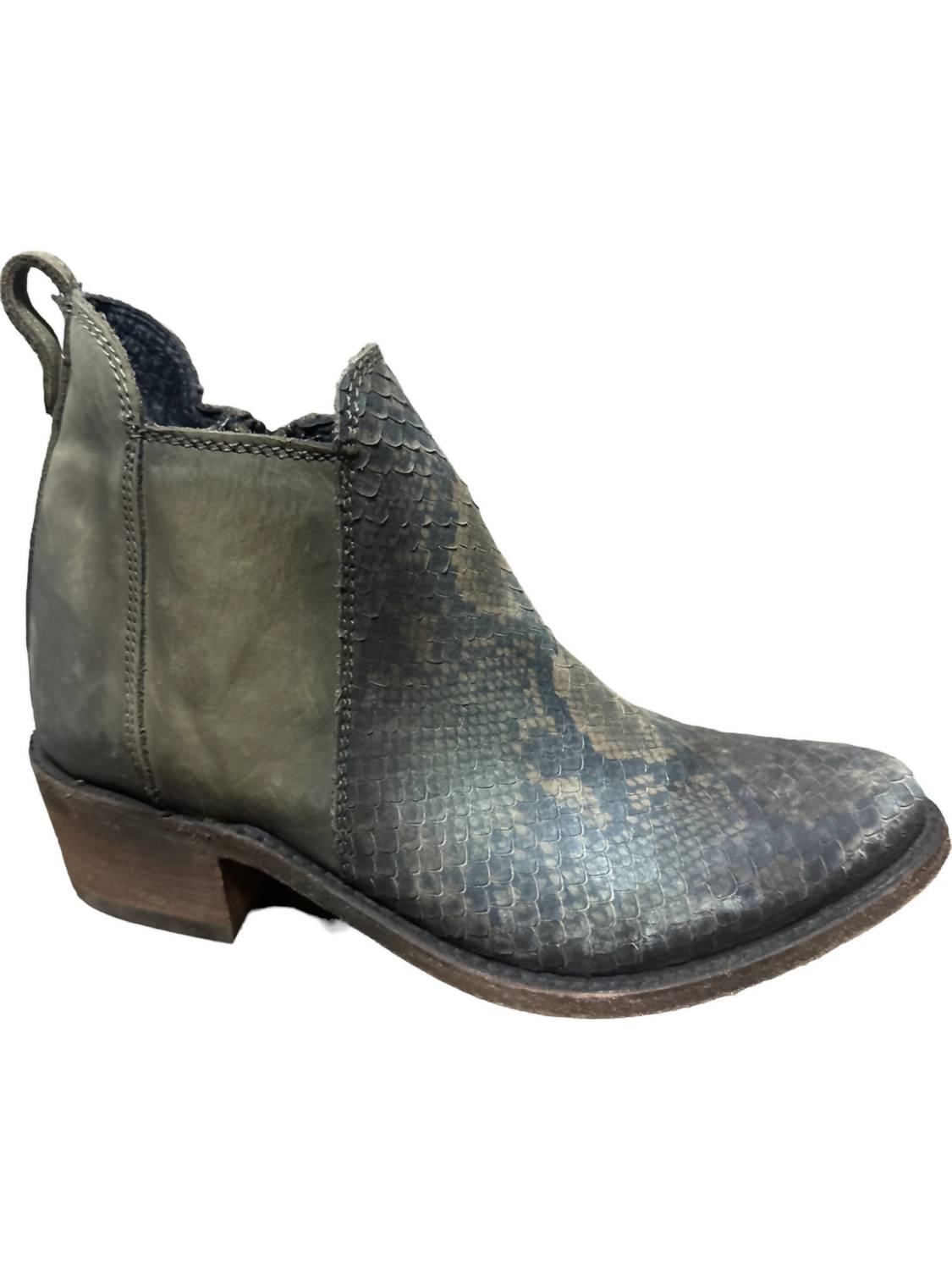 Liberty Black - Women's Elsa Python Skin Boots