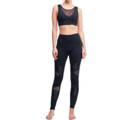 GOLDHAUS Moto Rider Leggings in black - women's pants
