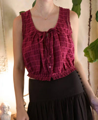Greylin - Clara Textured Eyelet Top