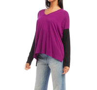 Karen Kane - Maggie Colorblock V-neck Top