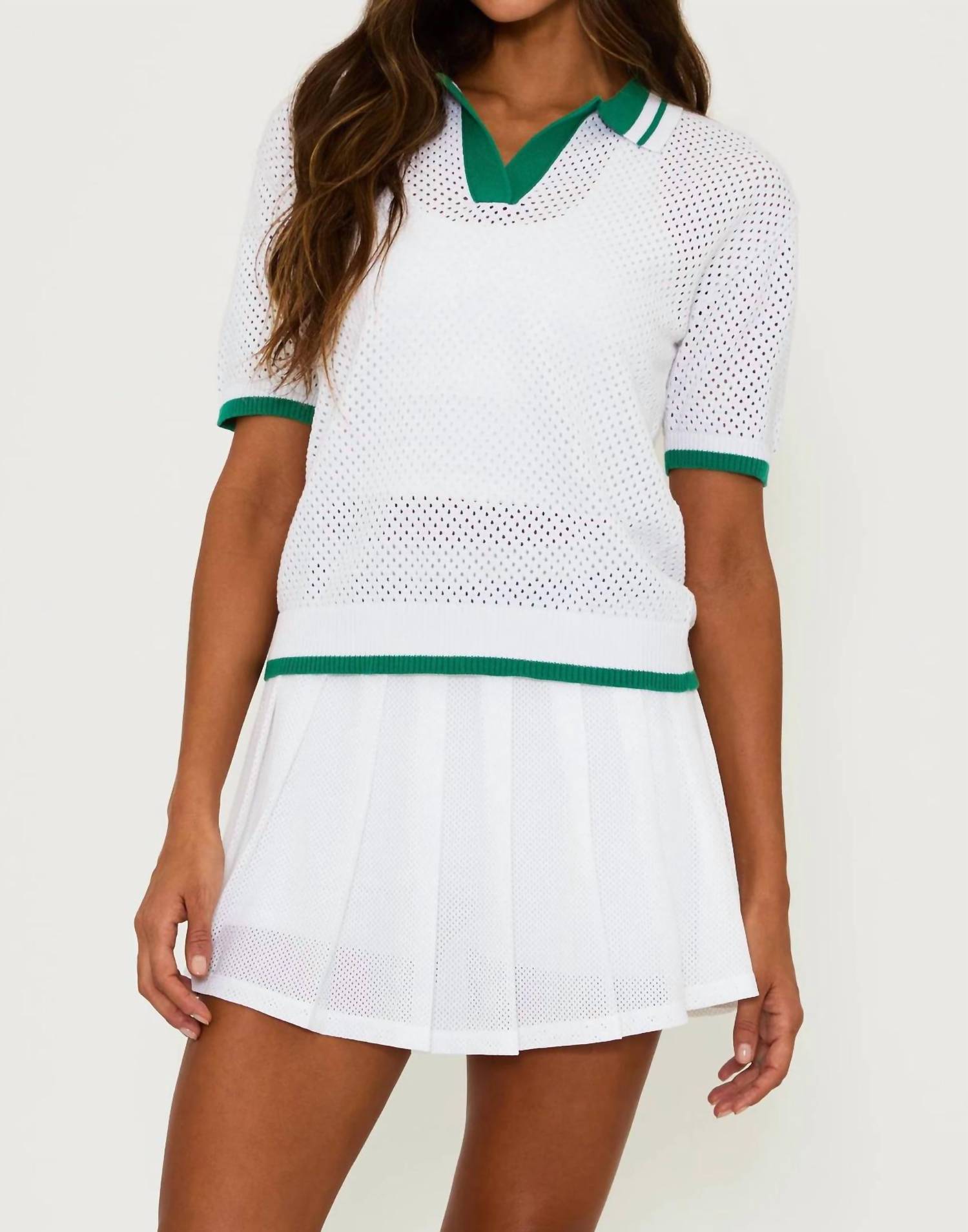 Beach Riot - Giana Ribbed Collar Top