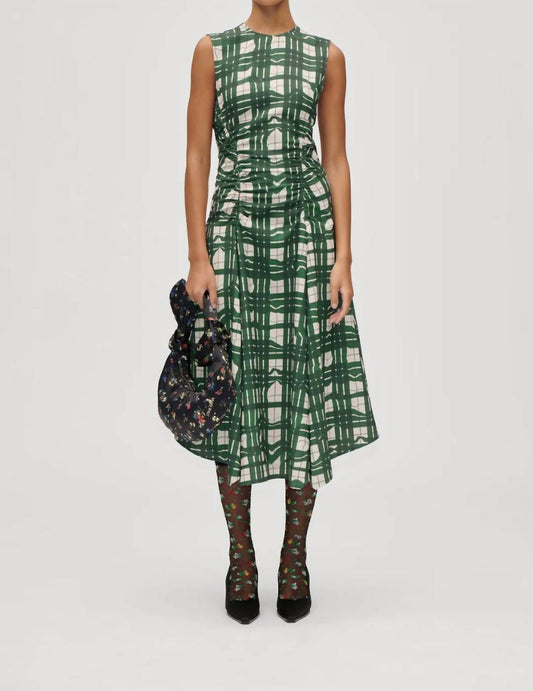 Stine Goya - Sleeveless Gathered Midi Dress