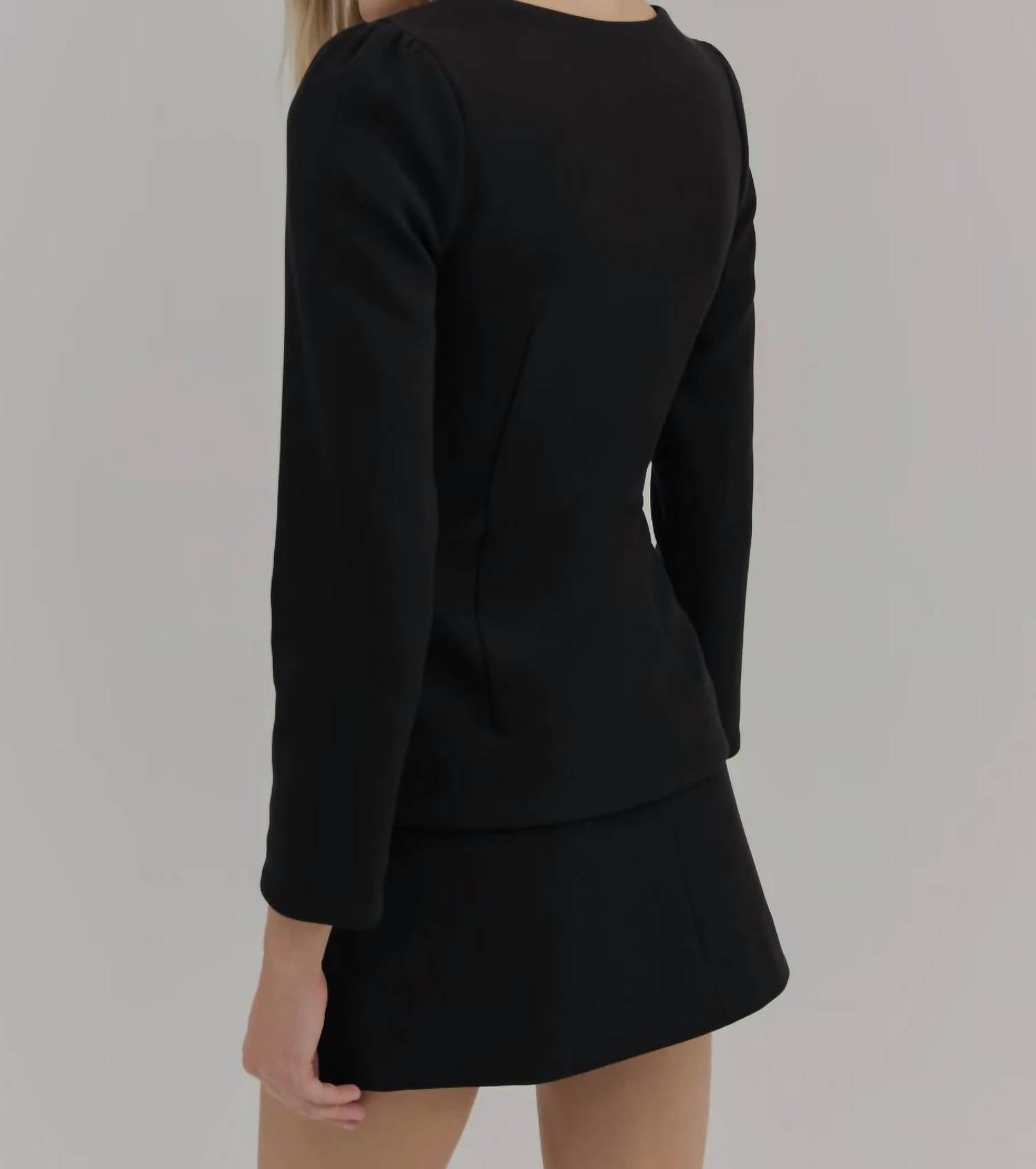 For Love & Lemons - Josie Scoop Neck Blazer