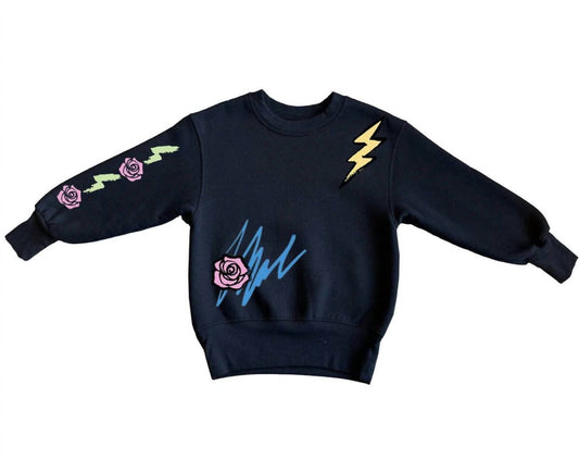 Rowdy Sprout - Kids' Stones Crew Sweatshirt