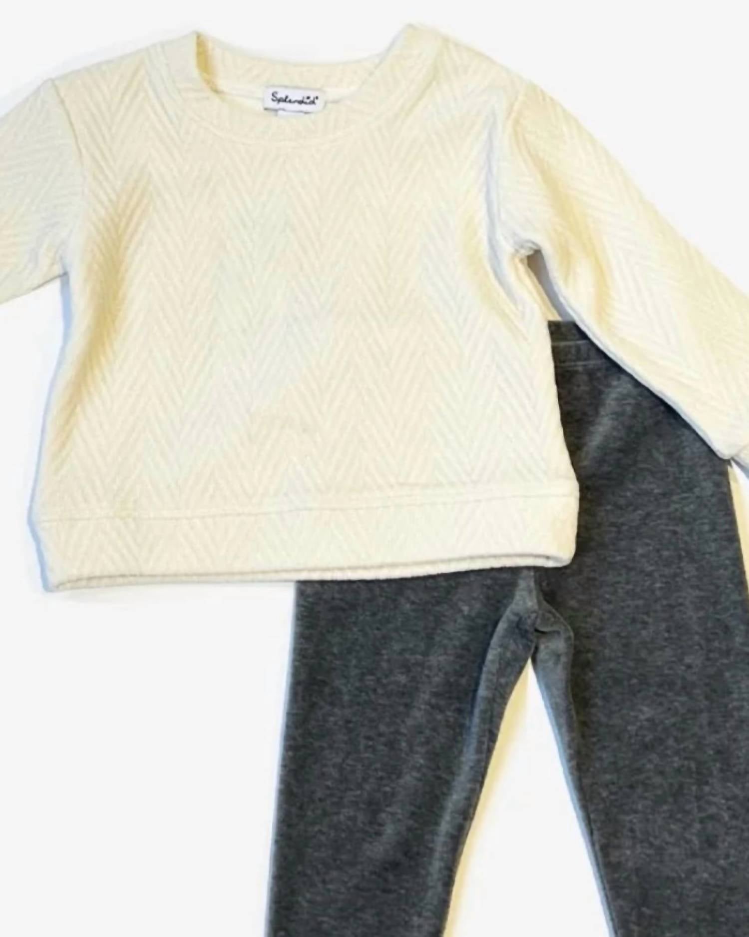 Splendid - Girl's Textured Sweatshirt Set