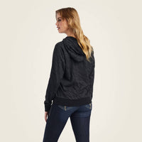 ARIAT Women's Animal Instincts Crew Sweatshirt in black - women's top - alternate view