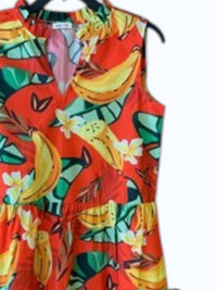Maude Vivante - Women's Kyra Sleeveless Split V-neck Short Dress