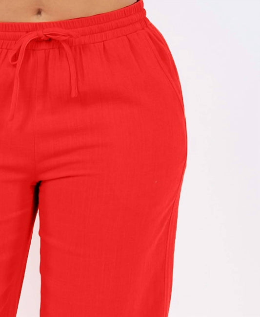 Paparazzi - Linen Crop Pant