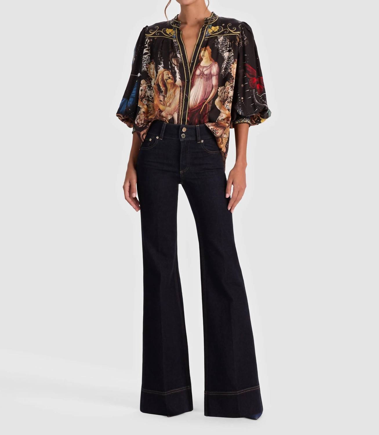 Alice + Olivia - Cora Button Down Blouse