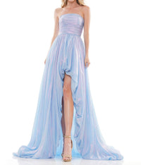 Colors Dress - Iridescent High-low Gown