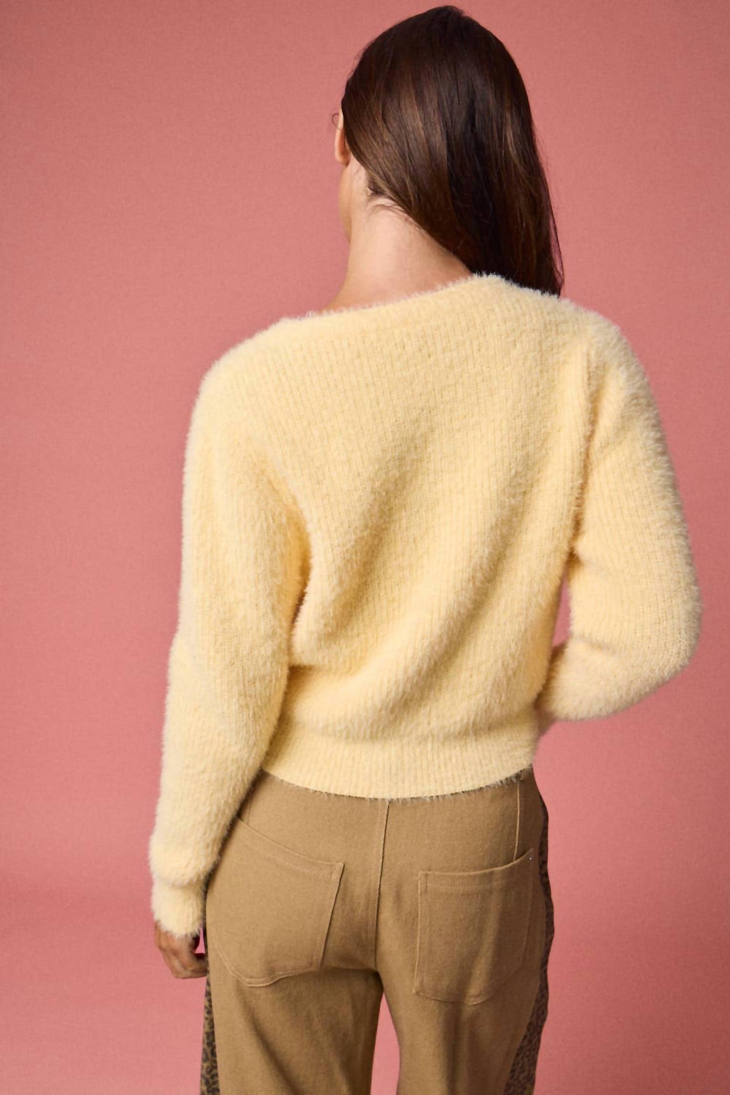 Papermoon - Cozy Luxe Fuzzy Cardigan