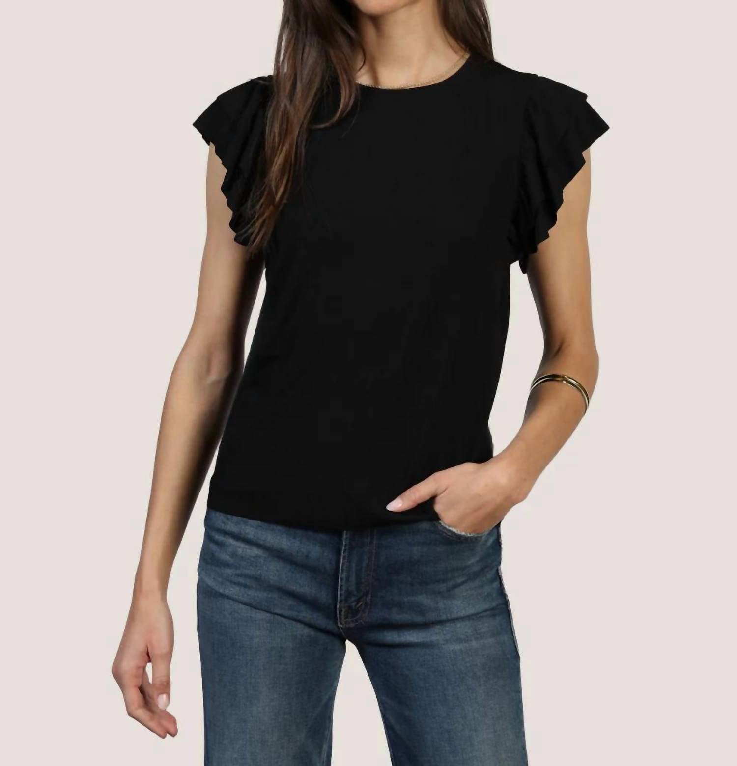 Dylan - Giselle Flutter Sleeves Top