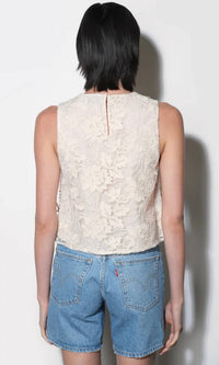 Greylin - Alba Lace Embroidered Tank Top