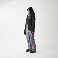 Picture Organic Clothing Glawi Jacket in retro bliss print - women's jacket - detail view