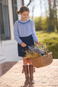 Little English - Girl's Paperbag Bow Skirt