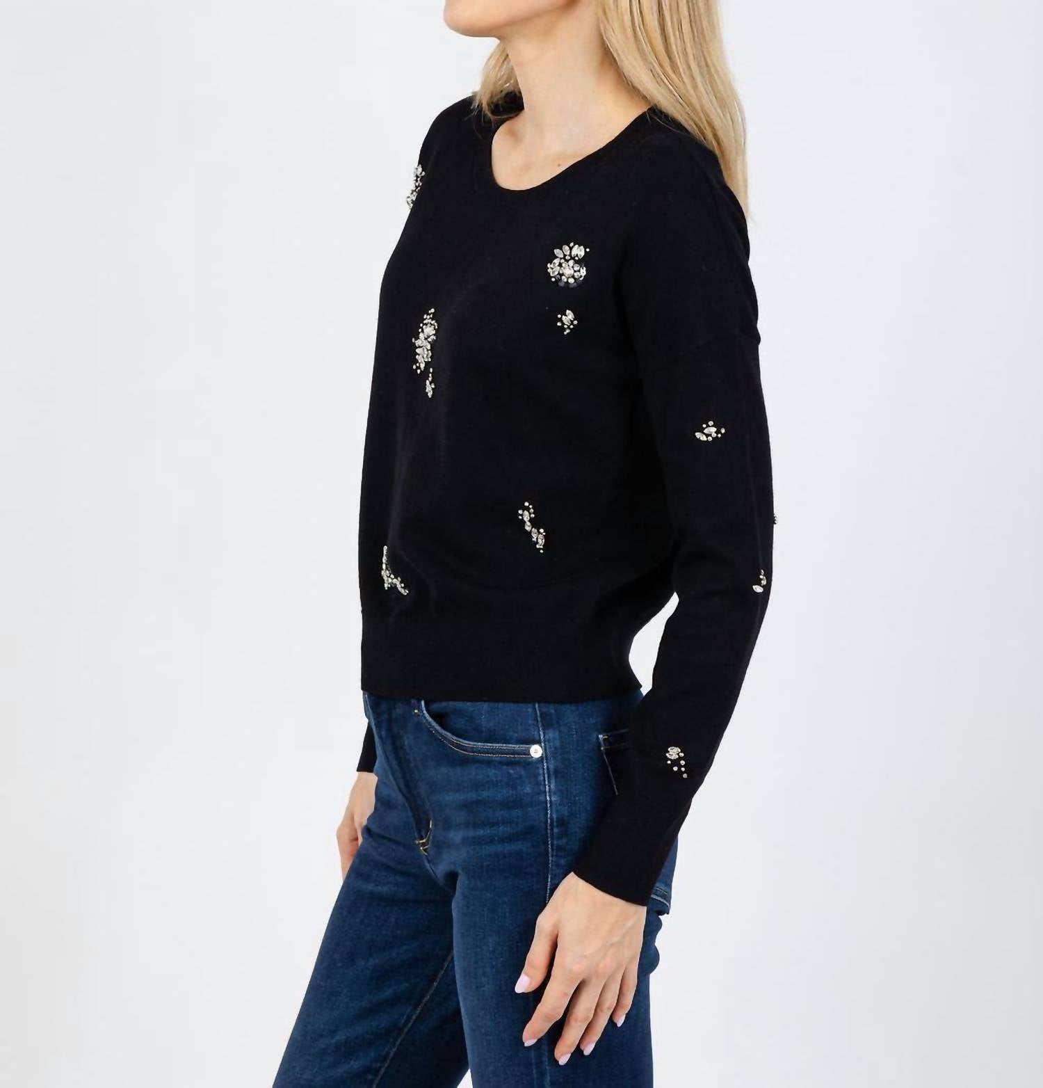 J. Society - Ariana Brooch Crew Sweater