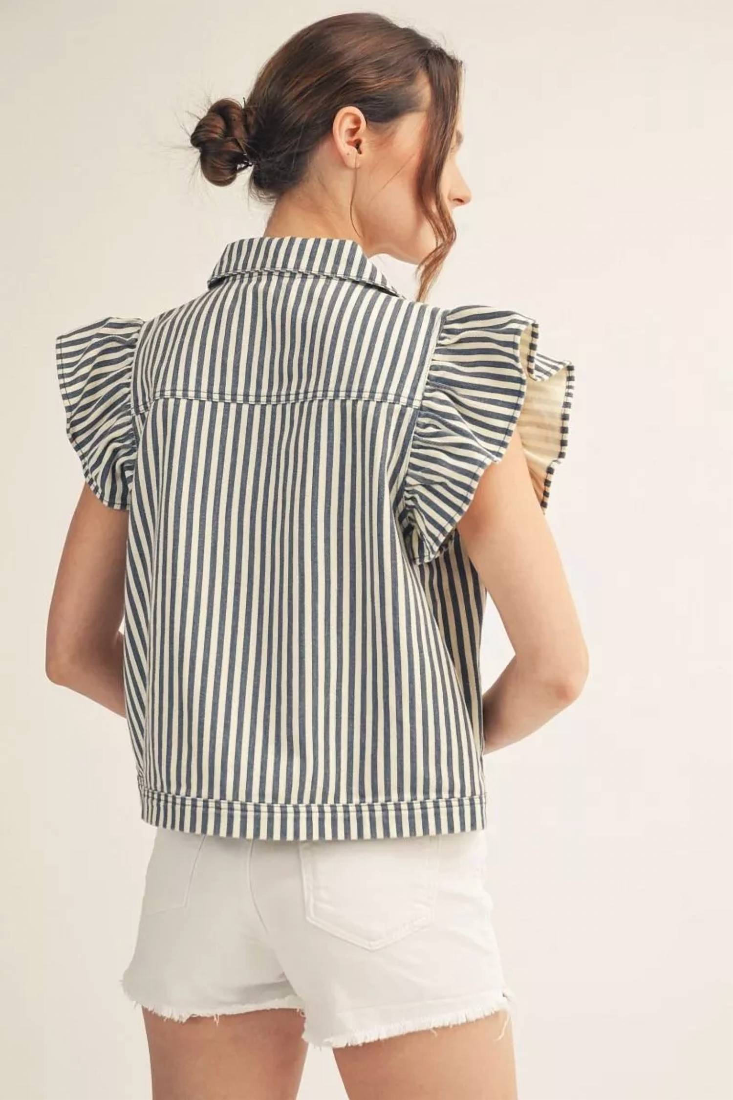 Jodifl - Denim Stripe Vest