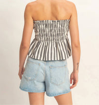 Hyfve - Stripped Smocked Top