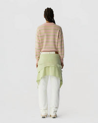 Guest In Residence - Collegiate Cashmere Stripe Polo Shirt