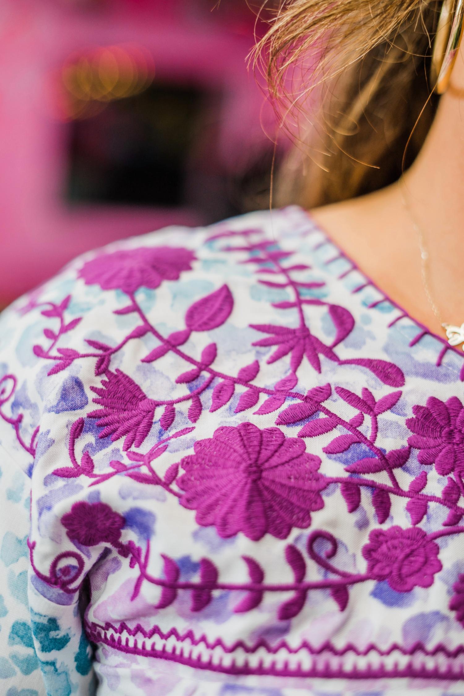 Layerz Clothing - Floral Embroidered Top